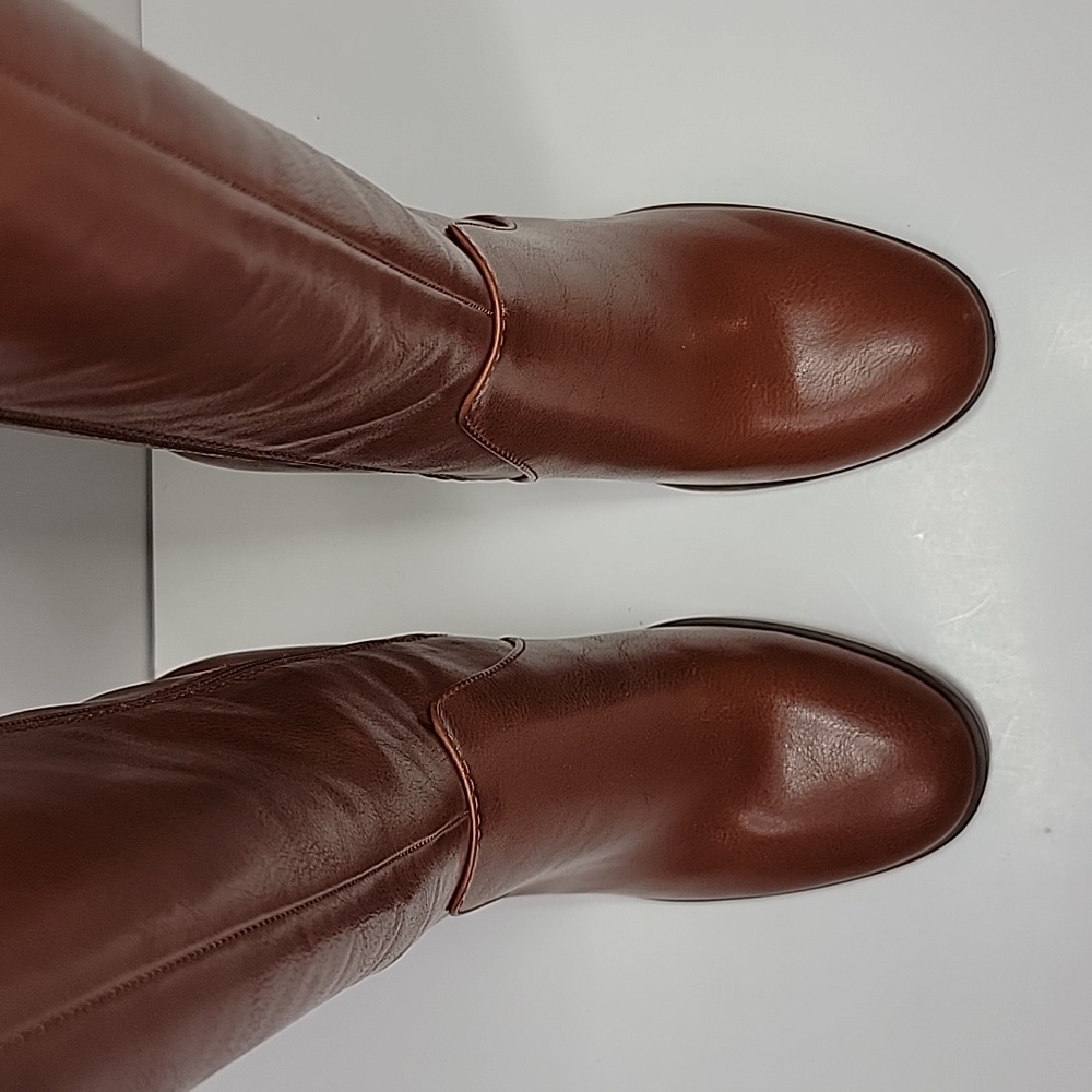 TOMMY HILFIGER NEW KNEE HIGH BLOCK HEEL BOOTS - Picture 10 of 12